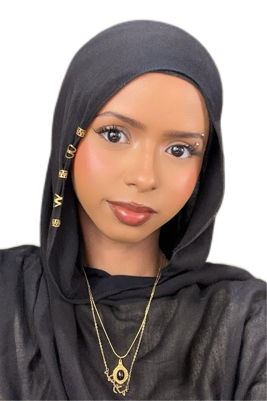 Gold Hijab Clips - Assorted 25 Pieces